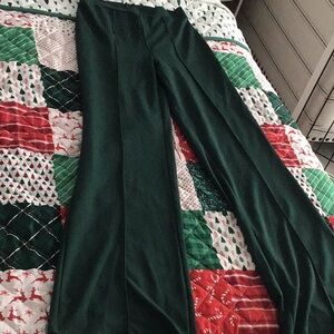 Elegant Green Women's Pants